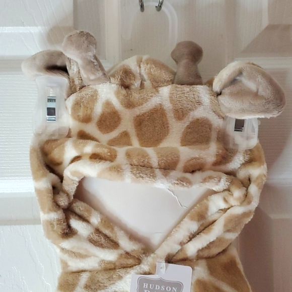 ❤️New Super Cute Giraffe Baby Robe Size 6-12 Months - Picture 2 of 6